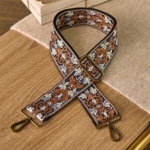 Bohemian Brown Flower Vine Adjustable Handbags Crossbody Shoulder Bag Straps Replacement