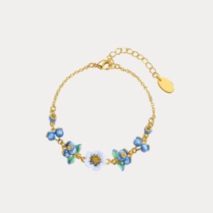 Blueberry Flower Bracelet