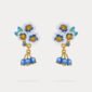 Blueberry Flower Earrings