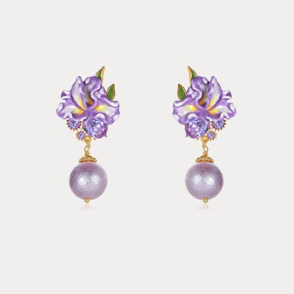02_3fca0d59-b058-411e-af1f-aa37a994d0d2 Iris Flower Earrings