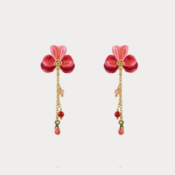 1_9ed9ec8d-ae68-4713-ab7c-5901d27116cc Bougainvillea Drop Earrings