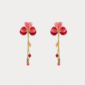 Bougainvillea Drop Earrings