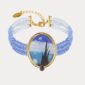 Blue Starry Night Bead Bracelet
