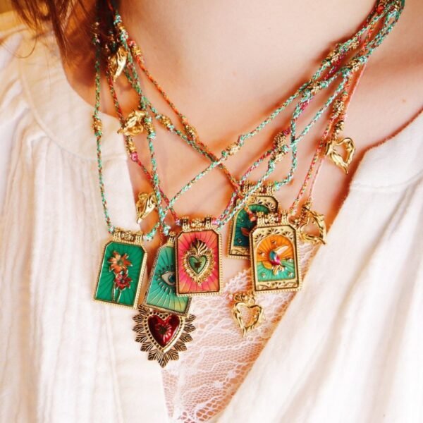Bohemian Tarot Card Necklace