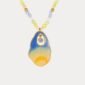 Blue Starry Night Bead Necklace