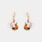 Calico Kitten Earrings