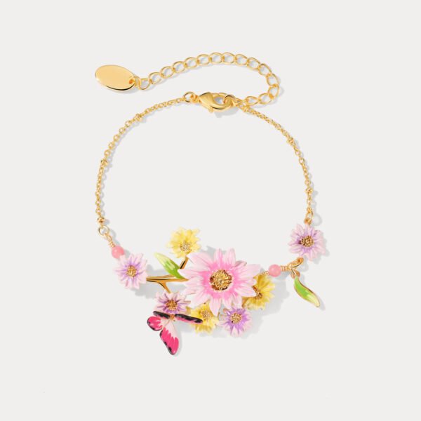 6Z0A0288 Butterfly Love Flower Bracelet