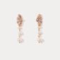 Butterfly Pearl Dangling Earrings