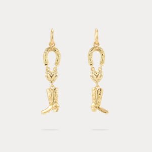 Horseshoe Boot Earrings