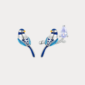Blue Bird Earrings