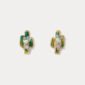 Cactus Stud Earrings with Pearl