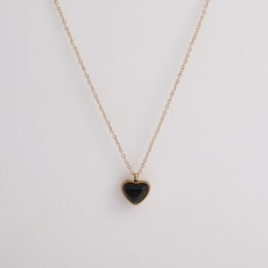 Black Heart Necklace