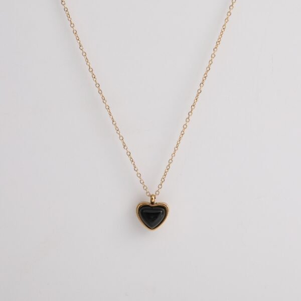 Black Heart Necklace