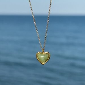 Green Heart Necklace