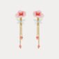 Hibiscus Tassel Earrings